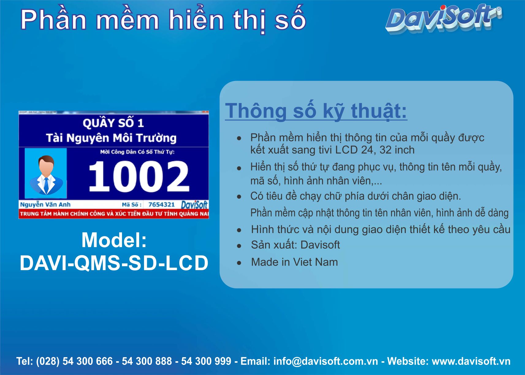 DAVI-QMS-SD-LCD
